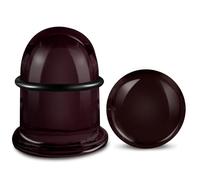 WINSENET 2-4Pcs Glass/Stone Ear Gauges Stretching Kit 3-41mm Plugs for Ears Gauges with Rubber Rings Single Flare Glass Ear Stretching Kit Ear Expander Body Piercing Jewelry for Women Men, 25 mm