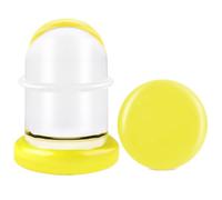 WINSENET 2Pcs Glass Ear Gauges Stretching Kit 12mm Plugs for Ears Gauges with Rubber Rings Single Flare Glass Ear Stretching Kit Ear Expander Body Piercing Jewelry for Women Men