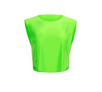 WINSHAPE Women's Functional Light Cropped top Aet115, fit Style T-Shirt, neon Green, XL