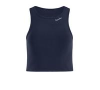 WINSHAPE Functional Light and Soft Cropped Tank Top, AET135LS, Ultra Soft Style, Fitness, Leisure, Yoga, Pilates Charcoal