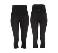 Winshape Hape Winston Power Shape Women's Functional 3/4-Length Tights High Waist HWL202 Black Slim Style Fitness Leisure Leggings, Womens, HWL202-SCHWARZ-XS, Black, XS