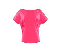 WINSHAPE Women's Dt101 Super Lightweight Functional Dance Top T-Shirt, Neon-Pink, XL