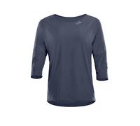 WINSHAPE Women's Dt111ls Functional Light and Soft ¾ Sleeve Top Yoga Shirt, Charcoal, XXL