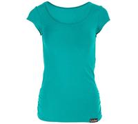 WINSHAPE Women's Fitness Leisure Yoga Pilates Short-Sleeved Shirt, Womens, Short-sleeved shirt, WTR4-OCEAN-GREEN-XL, Ocean/Grün, XL