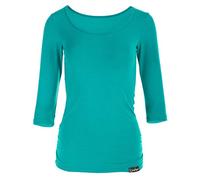 WINSHAPE Women's Fitness Yoga Pilates 3/4 Sleeve Shirt, Womens, WS4-OCEAN-GREEN-S, Ocean/Grün, S