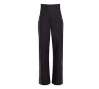 WINSHAPE Women's Functional Comfort Ankle Length Culottes Cul601c high Waist Leggings, Black, L