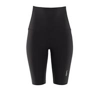 WINSHAPE Women's Functional Comfort Biker Shorts Hwl412c High Waist, Ultra Soft Style Leggings, Black, M