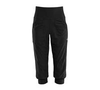 WINSHAPE Women's Functional Comfort ¾ Leisure Trousers Lei201c Casual Pants, Black, XS