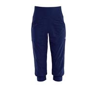 WINSHAPE Women's Functional Comfort ¾ Leisure Trousers Lei201c Casual Pants, Dark Blue, M