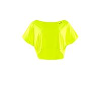 WINSHAPE Women's Functional Light Cropped Dance Top Dt104 T-Shirt, neon-Yellow, S