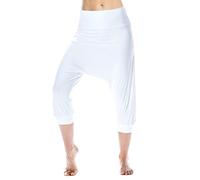 WINSHAPE Women's Hp201ls Functional Light and Soft ¾ Harem Trousers Casual, Ivory, M