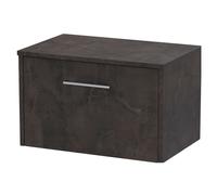 Winshill Contemporary 1 Drawer Wall Hung Vanity Unit with Worktop, 600mm