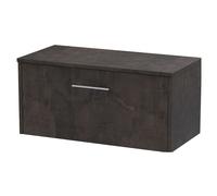 Winshill Contemporary 1 Drawer Wall Hung Vanity Unit with Worktop, 800mm