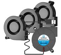 WINSINN 50mm USB Blower Fan 5V 5015 50x15mm Turbine Turbo Brushless (Pack of 4Pcs)