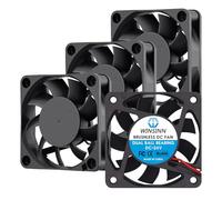 WINSINN 60mm 24V Fan - Dual Ball Bearings 5000 RPM 6015 Cooling Fan for Industrial Equipment/Automotive Cooling/Server Racks, 30cm Cable with XH2.54-2PIN, Brushless 60x15mm (4Pcs)