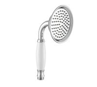 Winskybath Big Size 108MM Brass Shower Head Traditional Victorian Style Handheld Shower Sprayer Chrome Polished