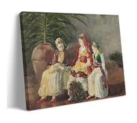 Winslow Homer（Children Under A Palm Tree ） Wall Art Posters Print Photo Art Painting Canvas Home Decorative Bedroom Modern Decors 20x30inch(50x75cm)