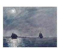 Winslow Homer Eastern Point Light Art Print Canvas Premium Wall Decor Poster Mural