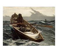 Winslow Homer Fog Warning Painting Unframed Wall Art Print Poster Home Decor Premium