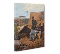 Winslow Homer Home Sweet Home Canvas Print | Gallery Wrapped 30mm Frame Wall Art | 30x20 inches | Ready to Hang | Classic Picture | Living Room Bedroom Lounge Office