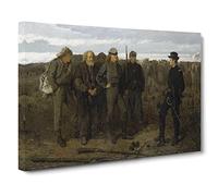 Winslow Homer Prisoners from the Front Classic Painting Canvas Wall Art Print Ready to Hang, Framed Picture for Living Room Bedroom Home Office Décor, 30x20 Inch (76x50 cm)