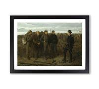 Winslow Homer Prisoners from The Front Framed Print | A2 Black Framed Wall Art | Ready to Hang | Modern Nature Picture | Living Room Bedroom Lounge Office