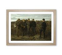Winslow Homer Prisoners from The Front Framed Print | A2 Oak Framed Wall Art | Ready to Hang | Modern Nature Picture | Living Room Bedroom Lounge Office