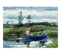 Winslow Homer The Blue Boat Unframed Wall Art Print Poster Home Decor Premium