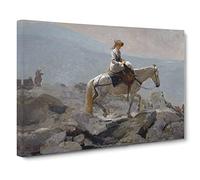 Winslow Homer The Bridle Path Canvas Print | Gallery Wrapped 30mm Frame Wall Art | 20x14 inches | Ready to Hang | Modern Landscape Picture | Living Room Bedroom Lounge Office
