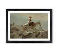 Winslow Homer The Bridle Path Framed Print | A2 Black Framed Wall Art | Ready to Hang | Modern Nature Picture | Living Room Bedroom Lounge Office