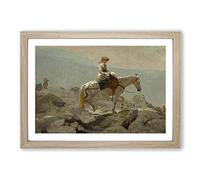 Winslow Homer The Bridle Path Framed Print | A2 Oak Framed Wall Art | Ready to Hang | Modern Nature Picture | Living Room Bedroom Lounge Office