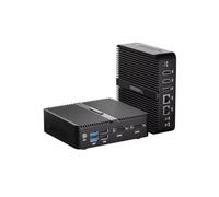 WINSMALL Fanless N100 Mini PC 12V Industrial pc 4K Triple Display, Dual HD/DP, dual Lan, 2x RS232 COM, Embedded Mini Pc Server, Auto Power On, 8GB RAM 256GB NVME SSD