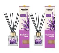 Winso Reed Diffuser Lavender Field Scent Summer Time Home Diffuser 2X100Ml