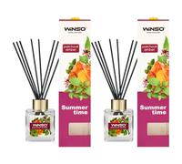 Winso Reed Diffuser Patchouli Amber Scent Summer Time Home Perfume 2X100Ml