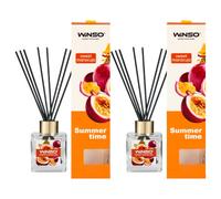 Winso Reed Diffuser Sweet Maracuja Scent Summer Time Home Perfume 2X100Ml