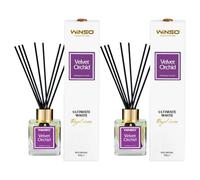Winso Reed Diffuser Velvet Orchid Scent Premium Home Diffuser 2X100Ml