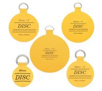 WINSOME Disc Plate Hangers for Walls Set of 5 - Includes Single Disc Plate Hanger of 5 Different Sizes (30mm, 50mm, 75mm, 100mm & 140mm)