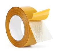 WINSOME Double Sided Carpet Tape, Rug Tape Strong Adhesive to Grip Hardwood, Tile, Laminate Floor with Size 50mm x 25m