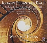 Winsome Evans - J S Bach: Six Suites For Solo Cello Transcribed For Harpsichord