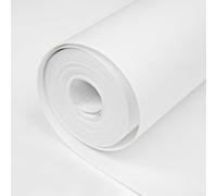 WINSOME Paste The Wall Lining Paper 10m Long Plain White Thick Paintable Backing Paper, Heavy Duty PVC Free and Breathable (Pack of 1)