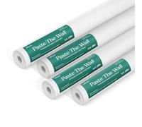 WINSOME Paste The Wall Lining Paper 10M x 53cm - Heavy Duty PVC Free, Breathable, Paintable Plain White Backing Thick Long Wall Lining Paper (Pack of 4)