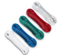 WINSOME Plastic Rope Washing Clothes Line Laundry Dryer Cord with Strong Long Life Synthetic Core Including Tensioner (10 Metre)