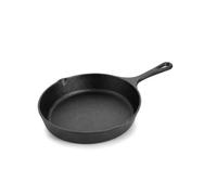 WINSOME Pre Seasoned Cast Iron Skillet | (20 cm) Heat-Retaining Cast Iron Frying Pan with Dual Handles | Skillet Pan with Pouring Lips | Cast Iron Pan for BBQ, Chops, Fajitas & Steaks