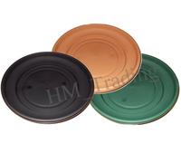 WINSOME Round Heavy Duty Plastic Plant Pot Flower Planter Saucer Base Water Tray Home & Garden (Terracotta, 32cm Dia x 5cm Deep)