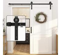 WINSOON 5FT/150cm Sliding Door Kit Heavy Duty Barn Door Sliding Track