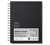 Winsor and Newton 6672009 Spiral Sketchbook, 80 Sheet, 110gsm, 18cm x 25cm