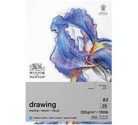Winsor and Newton 6689748 Drawing Medium Pad, A3 Size, 25 Sheet, 220gsm, Pack of 3