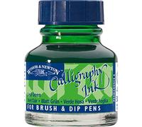 Winsor & Newton : Calligraphy Ink : Non Clogging : 30ml : Leaf Green