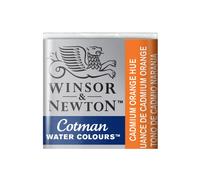 Winsor and Newton Cotman Watercolour Half Pan Paint - Cadmium Orange Hue