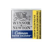 Winsor and Newton Cotman Watercolour Half Pan Paint - Cadmium Yellow Pale Hue